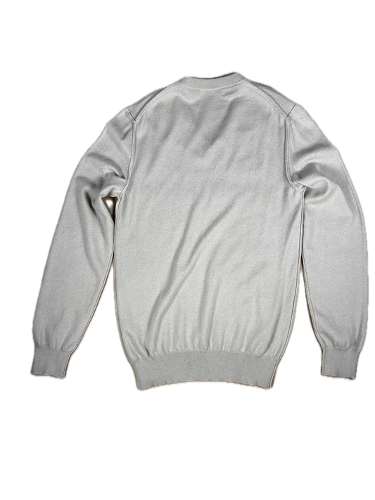 Dolce & Gabbana – Jersey Cachemira 100% Vintage – Cuello Pico – Beige Talla 48