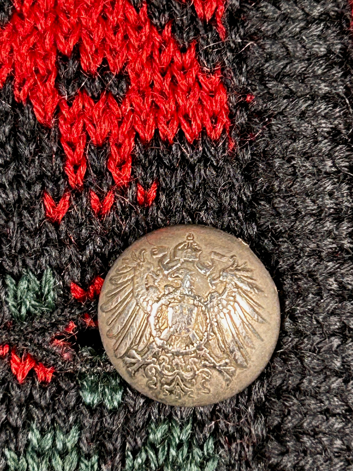 Chaleco Tracht Austriaco Vintage - Austria Gestrickte Tracht - 100% Lana - Talla 42