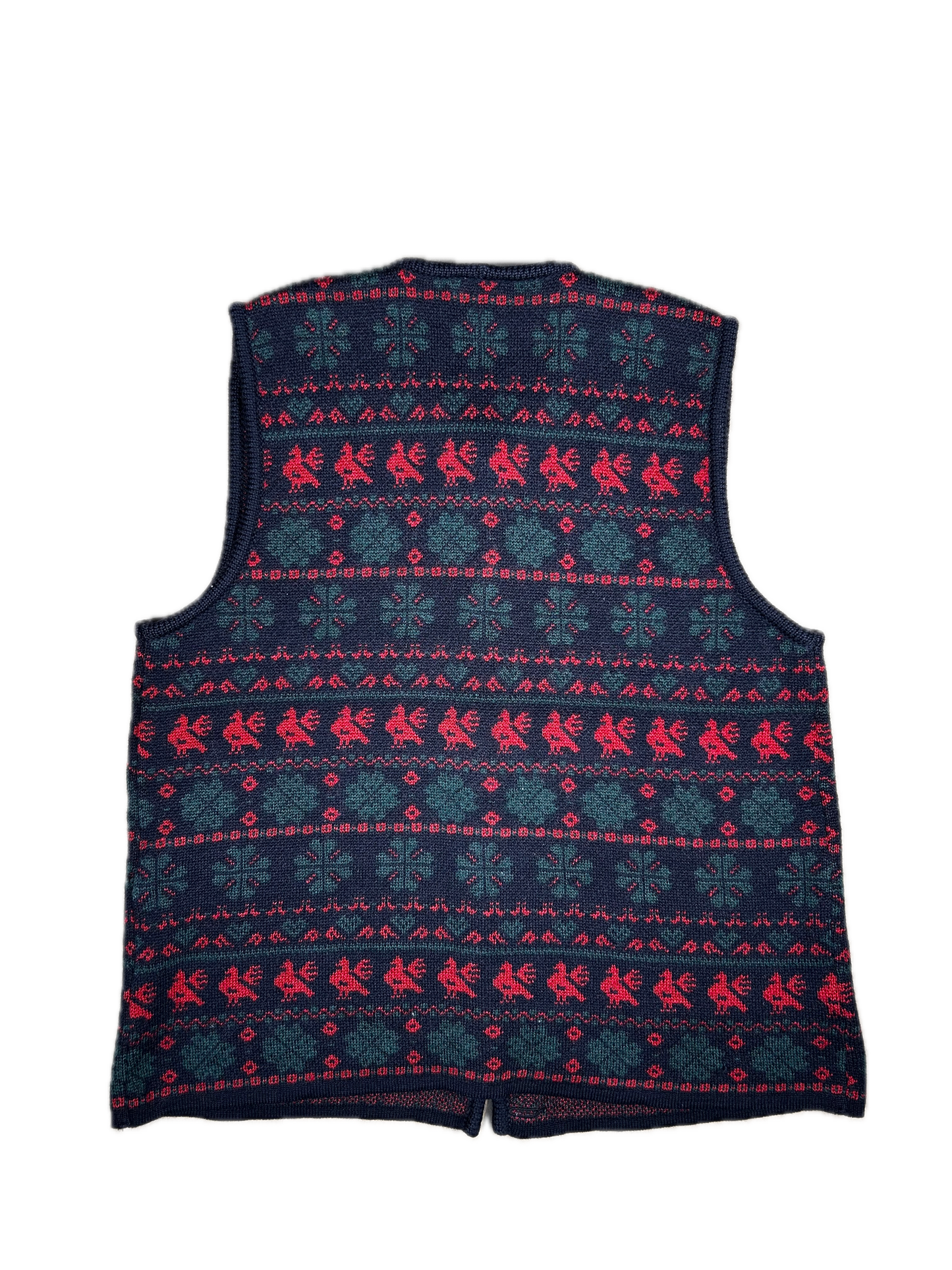 Chaleco Tracht Austriaco Vintage - Austria Gestrickte Tracht - 100% Lana - Talla 42