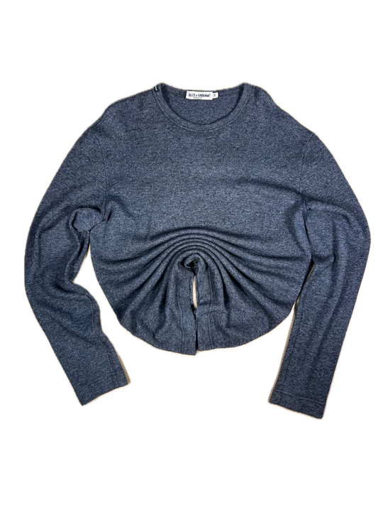 Dolce & Gabbana – Jersey Punto Ligero Vintage – Gris Talla 50