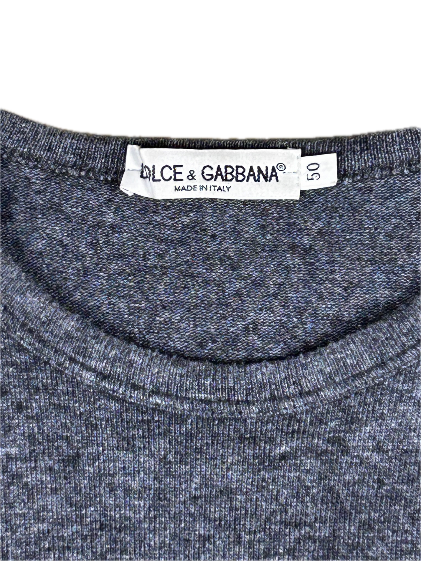 Jersey ligero gris Dolce & Gabbana