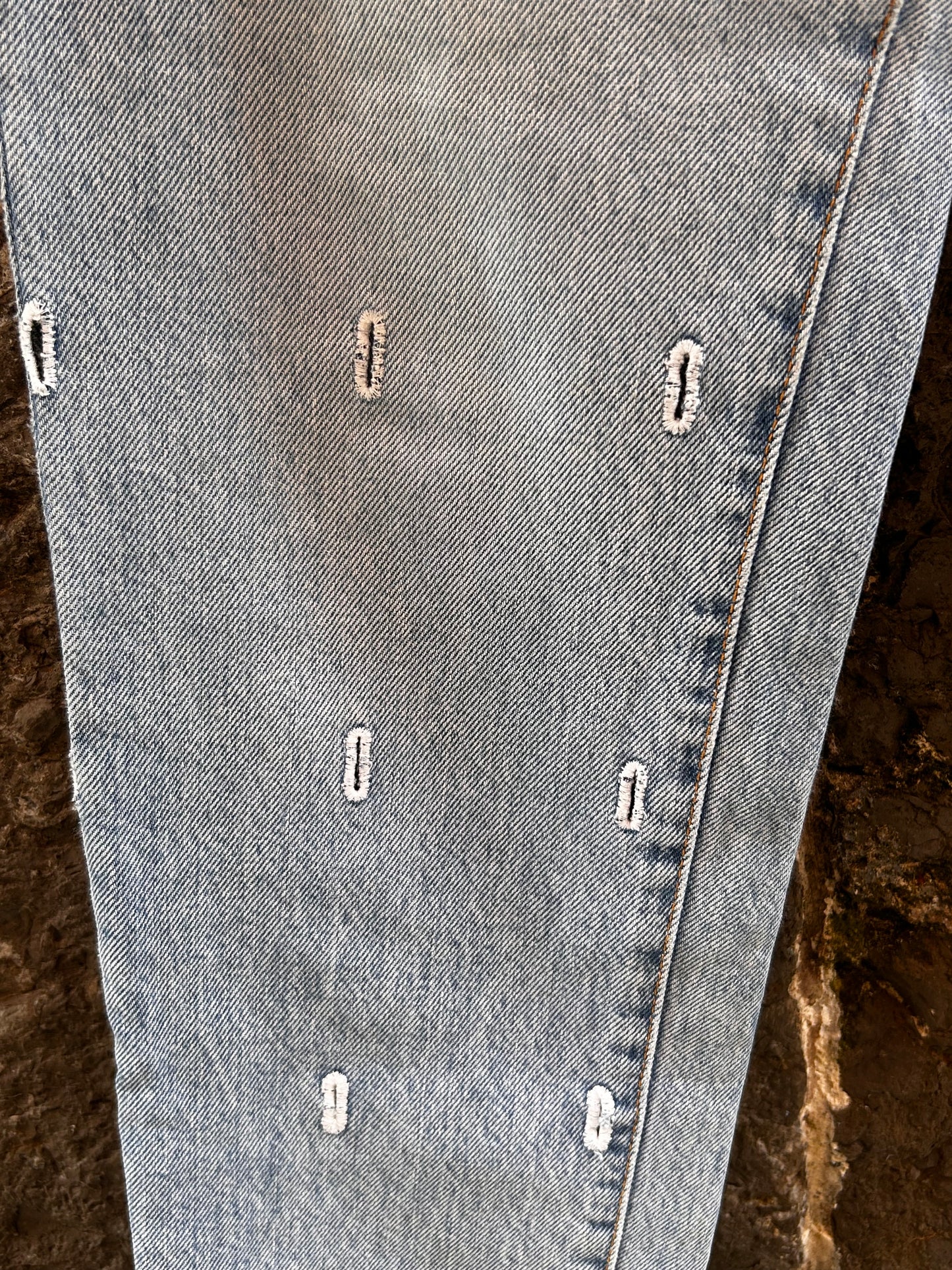 Pantalón vaquero Bonaventure con ojales