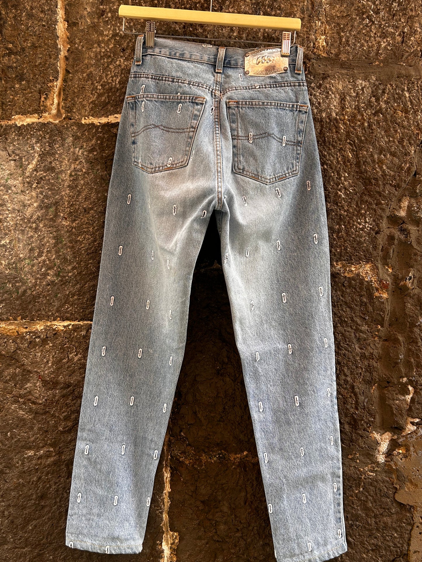 Pantalón vaquero Bonaventure con ojales