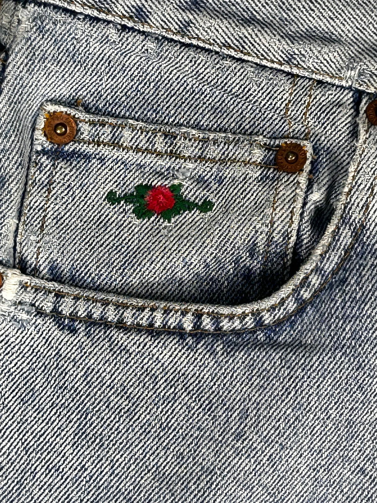 EL CHARRO - The Rose World - Jeans recto azul claro - Talla 33 - Made in Italy