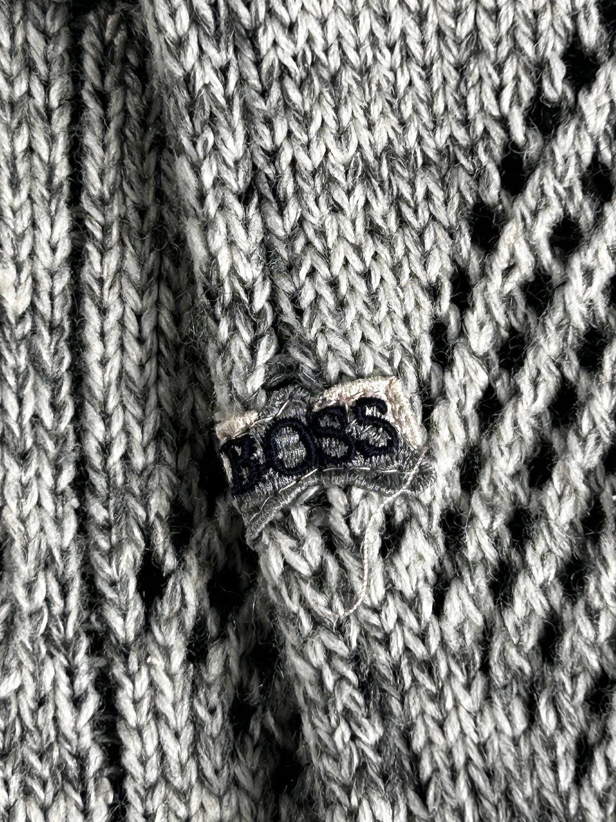 Jersey de punto Boss Hugo Boss - Talla 52 (Gris)