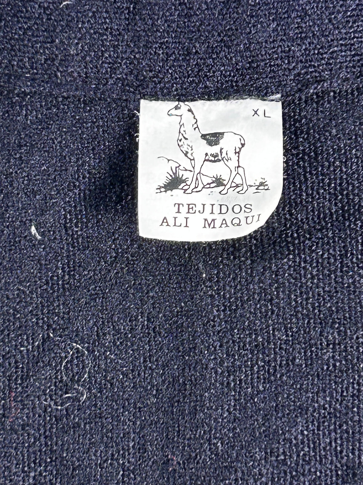 Chaleco artesanal de alpaca Ali Maqui - Talla XL