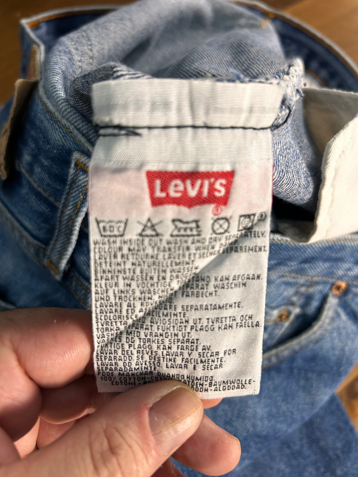 Pantalón vaquero Levi's 501 Vintage Made in USA - Talla W36 (L26/L28 aprox.)