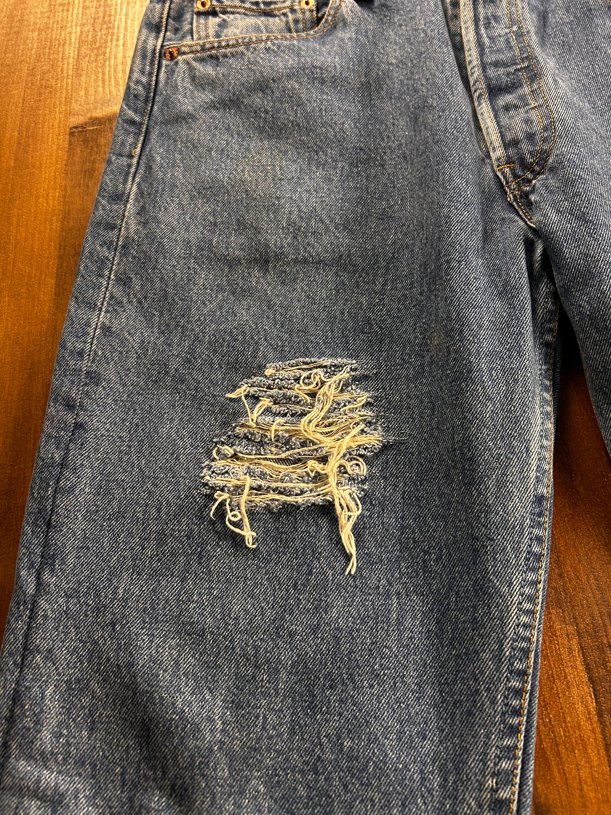 Pantalón vaquero Levi's 501 Vintage 1993 Made in USA - Custom Cropped & Tapered (W33)