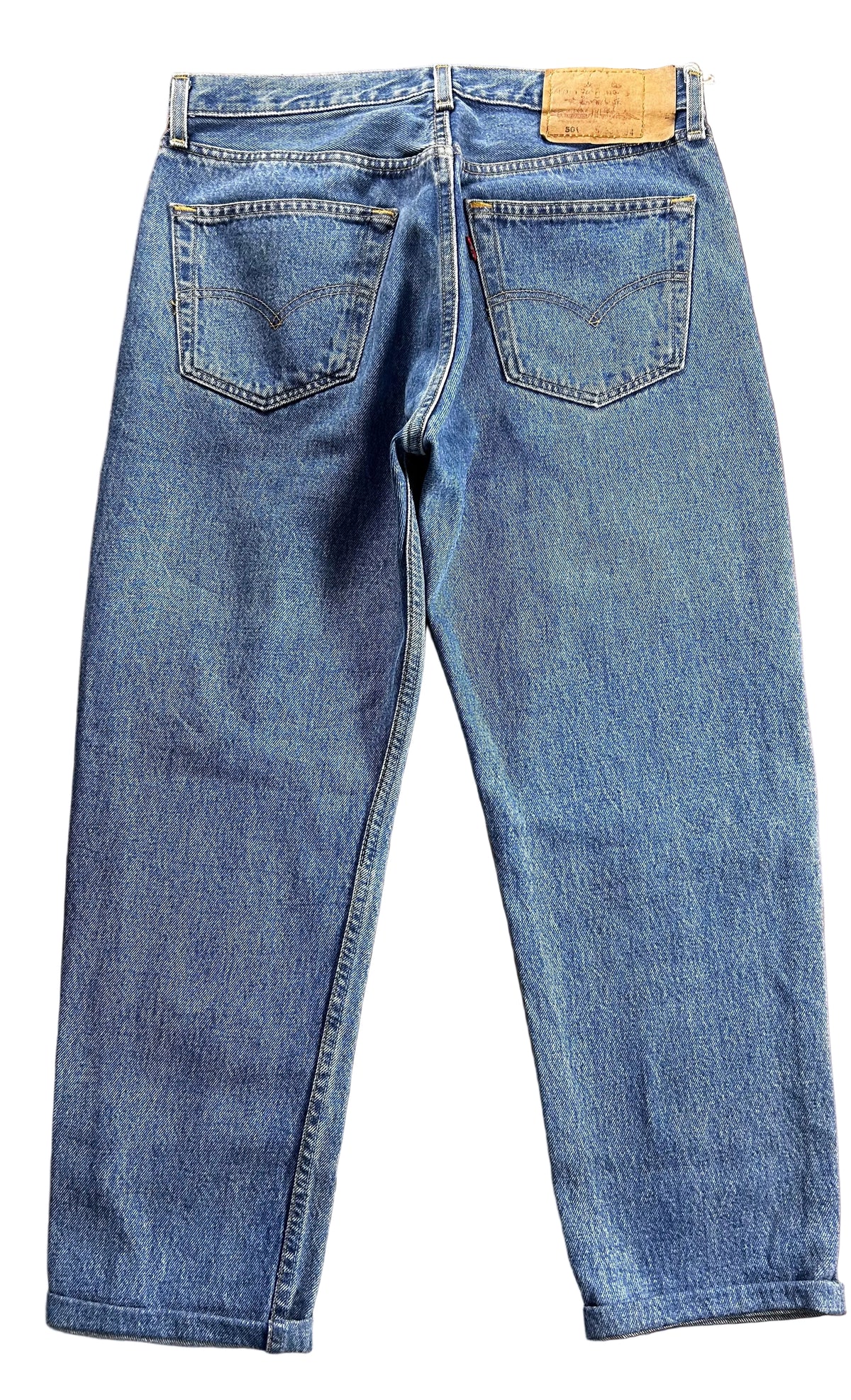 Pantalón vaquero Levi's 501 Vintage 1993 Made in USA - Custom Cropped & Tapered (W33)