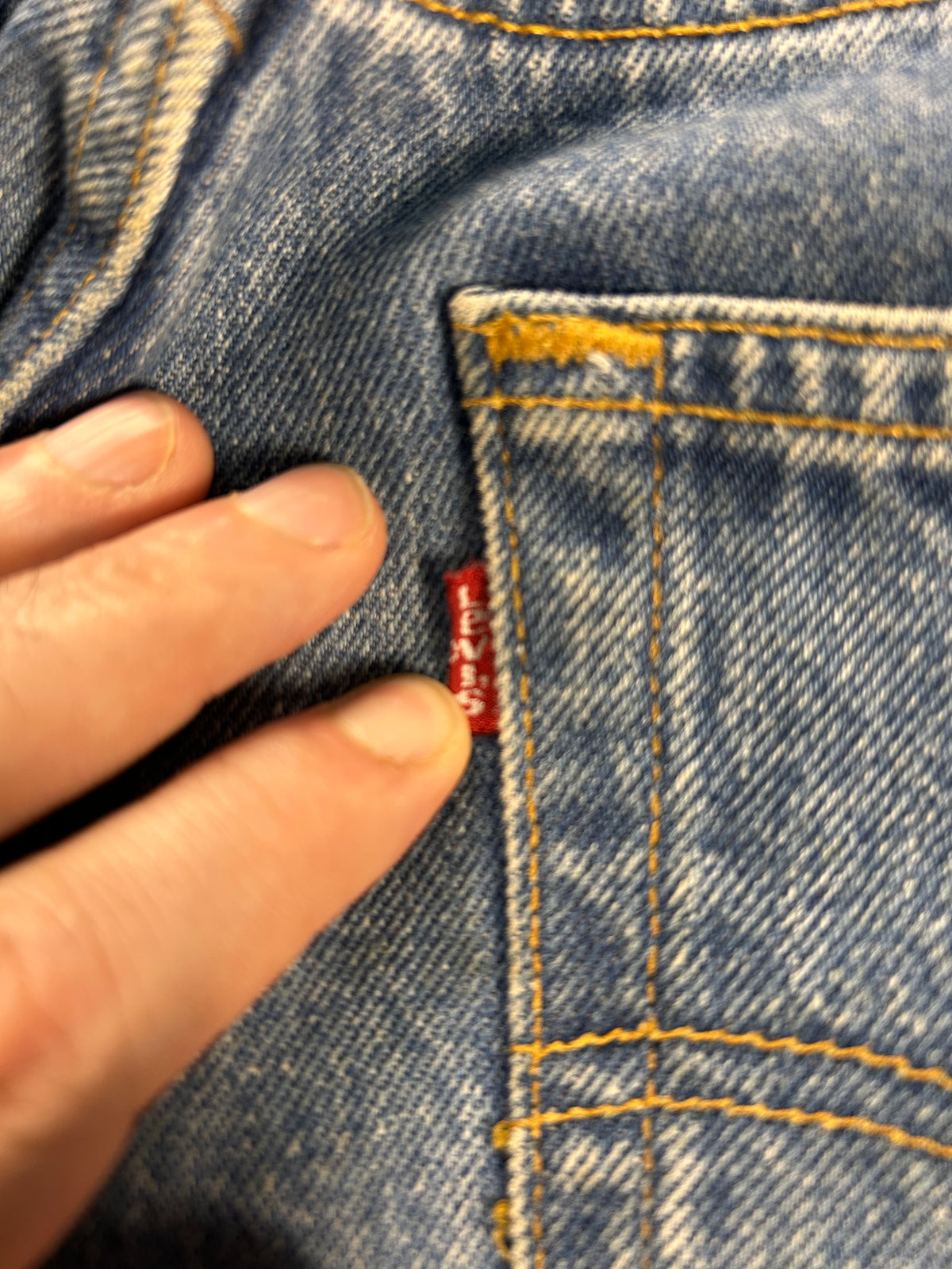 Pantalón vaquero Levi's 501 Vintage 1993 Made in USA - Custom Cropped & Tapered (W33)