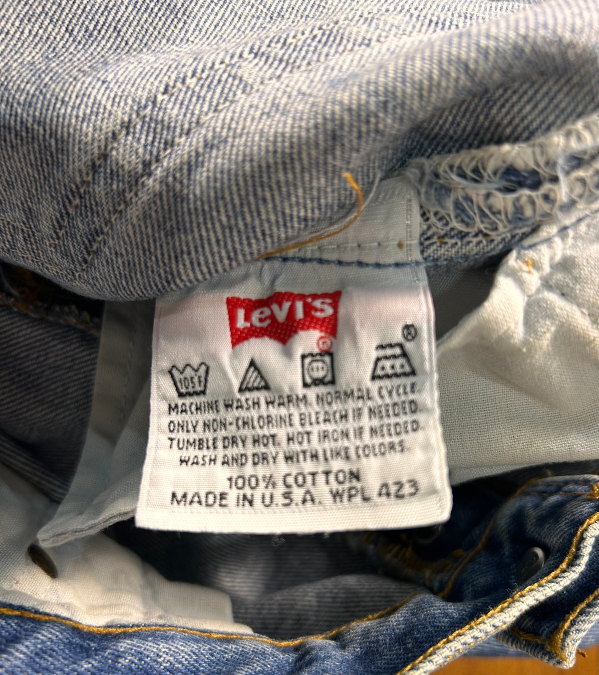Pantalón vaquero Levi's 501 Vintage 1993 Made in USA - Custom Cropped & Tapered (W33)