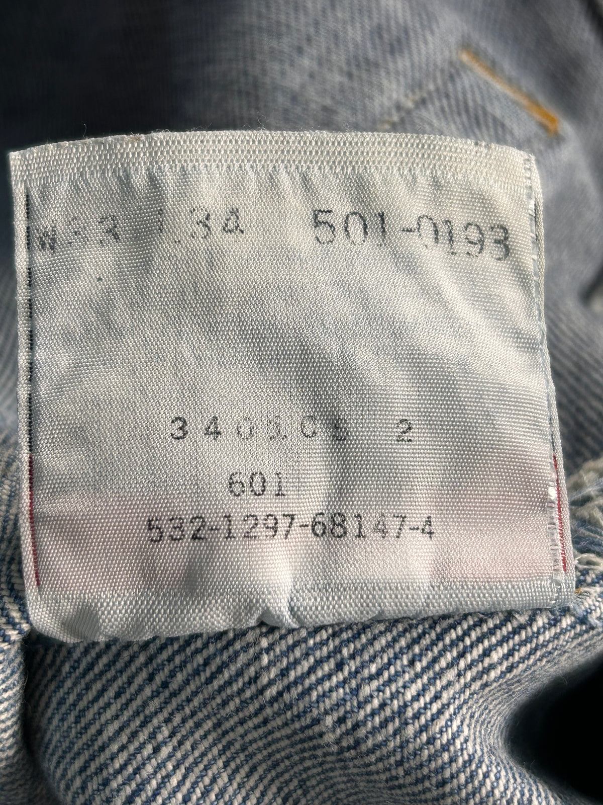 Pantalón vaquero Levi's 501 Vintage 1993 Made in USA - Custom Cropped & Tapered (W33)