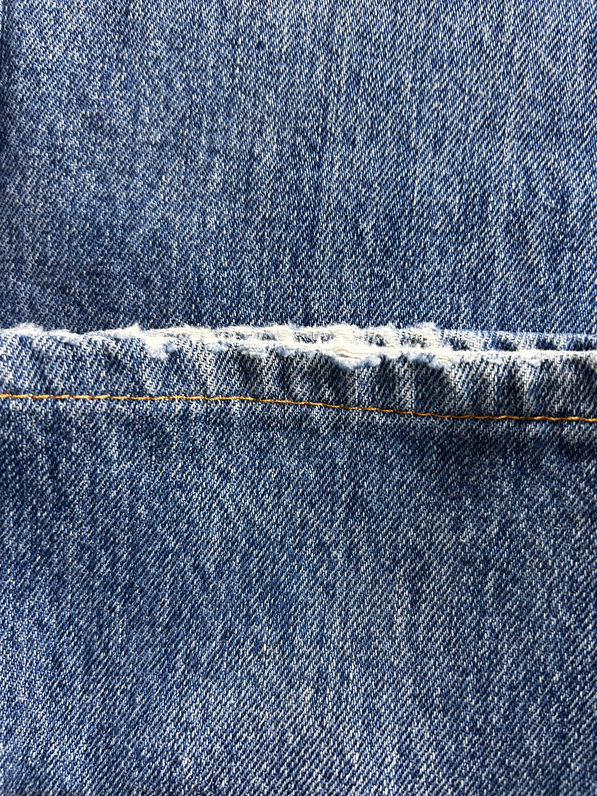 Pantalón vaquero Levi's 501 Straight (Año 2007) - Cropped / Distressed - Talla W36