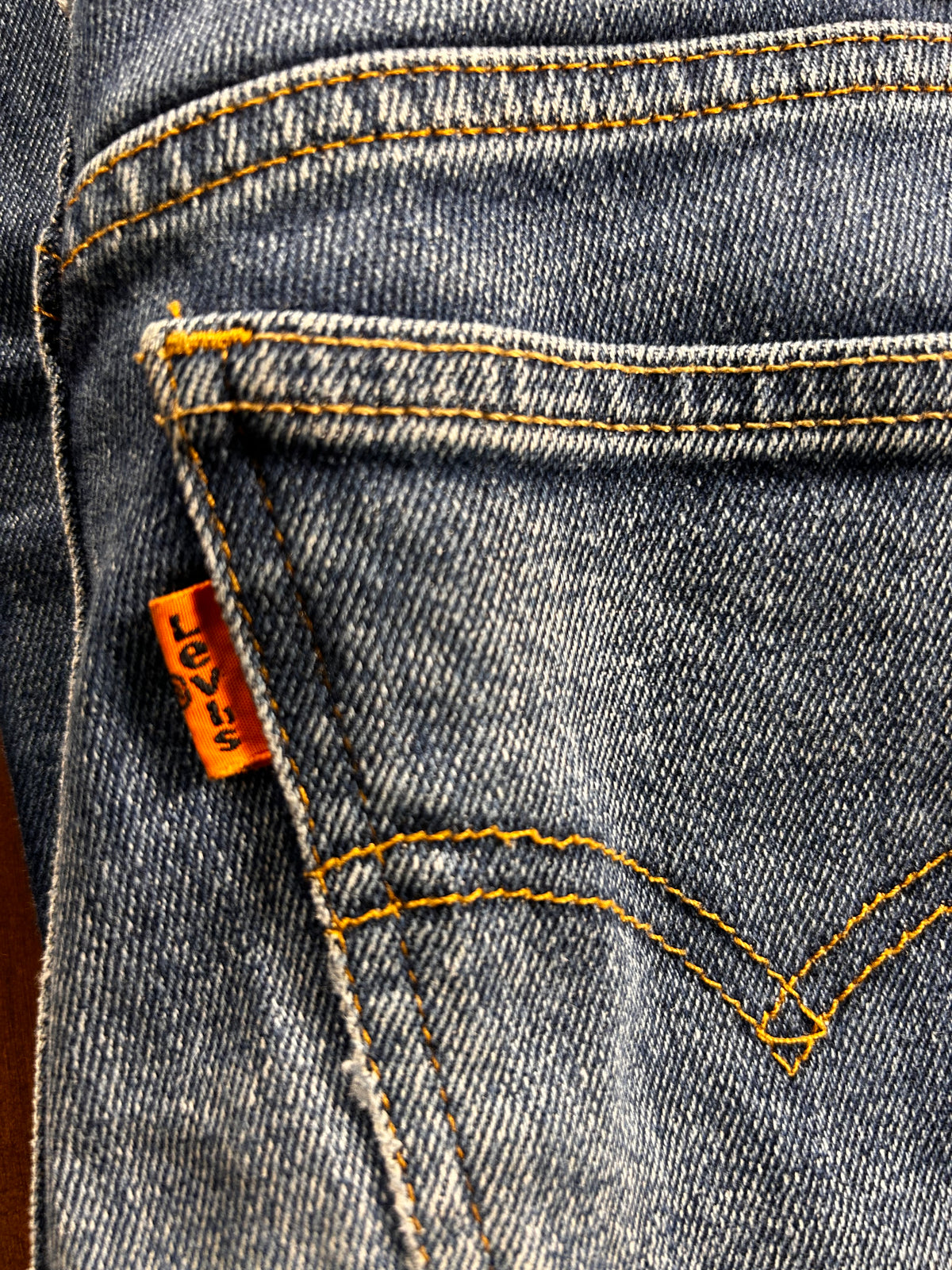 Pantalón vaquero Levi's 721 Vintage High Rise Skinny - Talla W23 L32 (Distressed)
