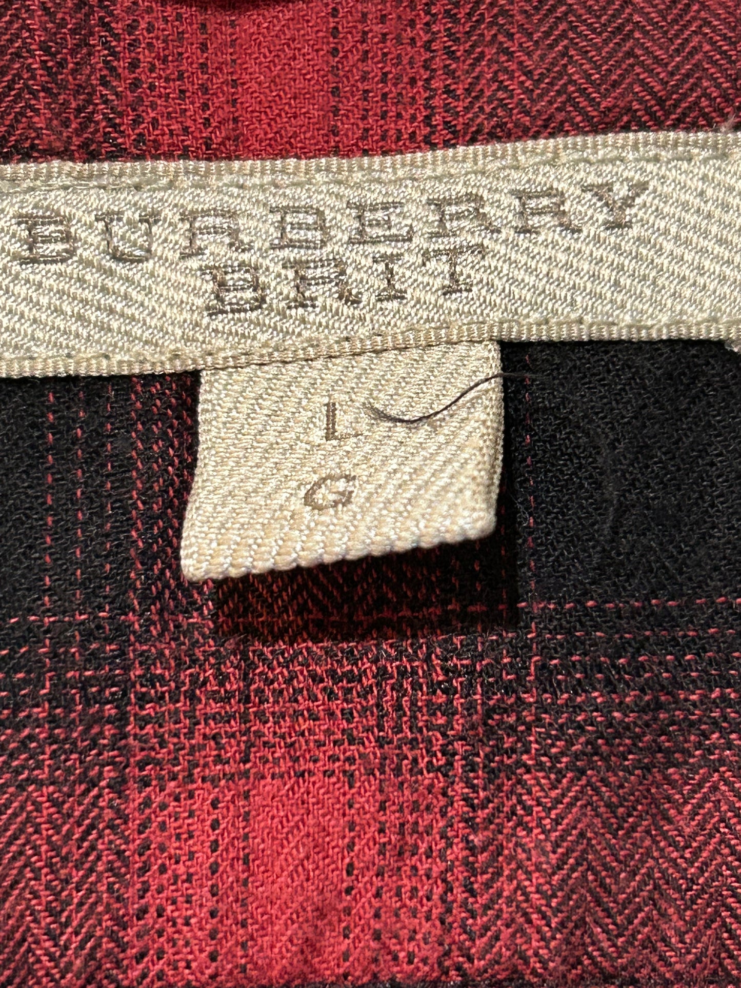 Camisa cuadros leñador Burberry Brit