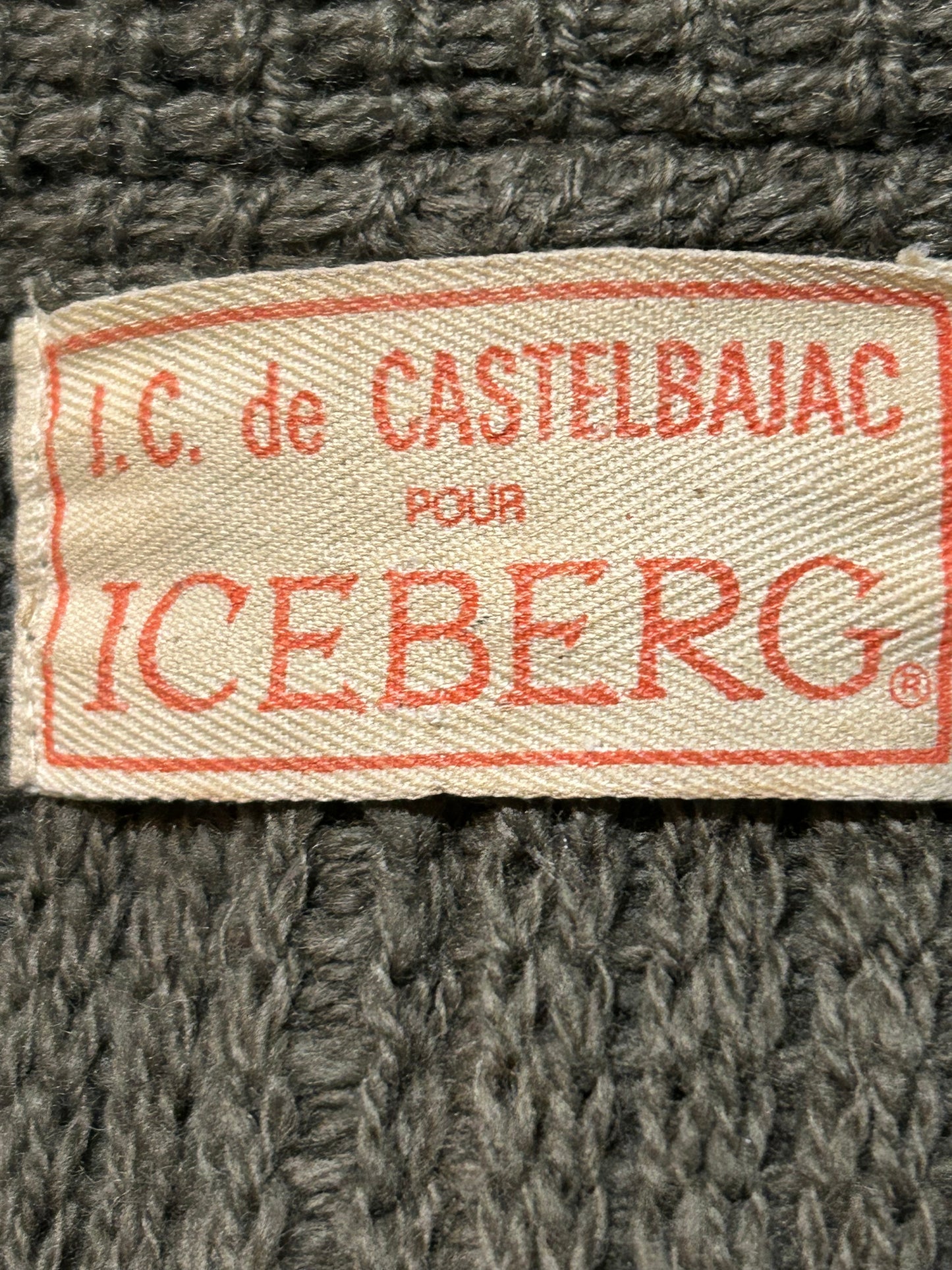 Chaqueta de punto J de Castelbajac pour Iceberg