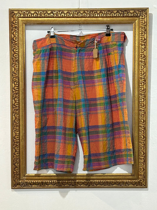 Bermudas vintage de cuadros