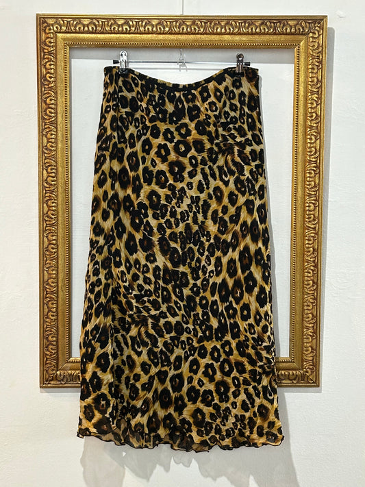 Falda vintage animal print