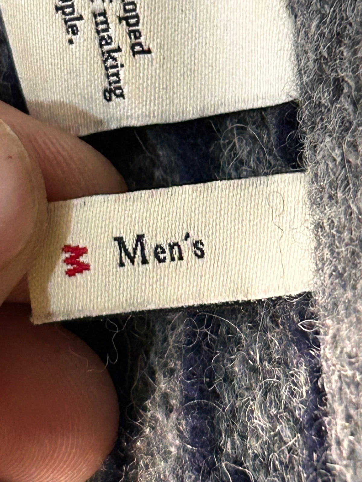 Jersey de Lana Nórdico Fjällräven - Patrón Fair Isle Azul Marino / Gris - Talla M