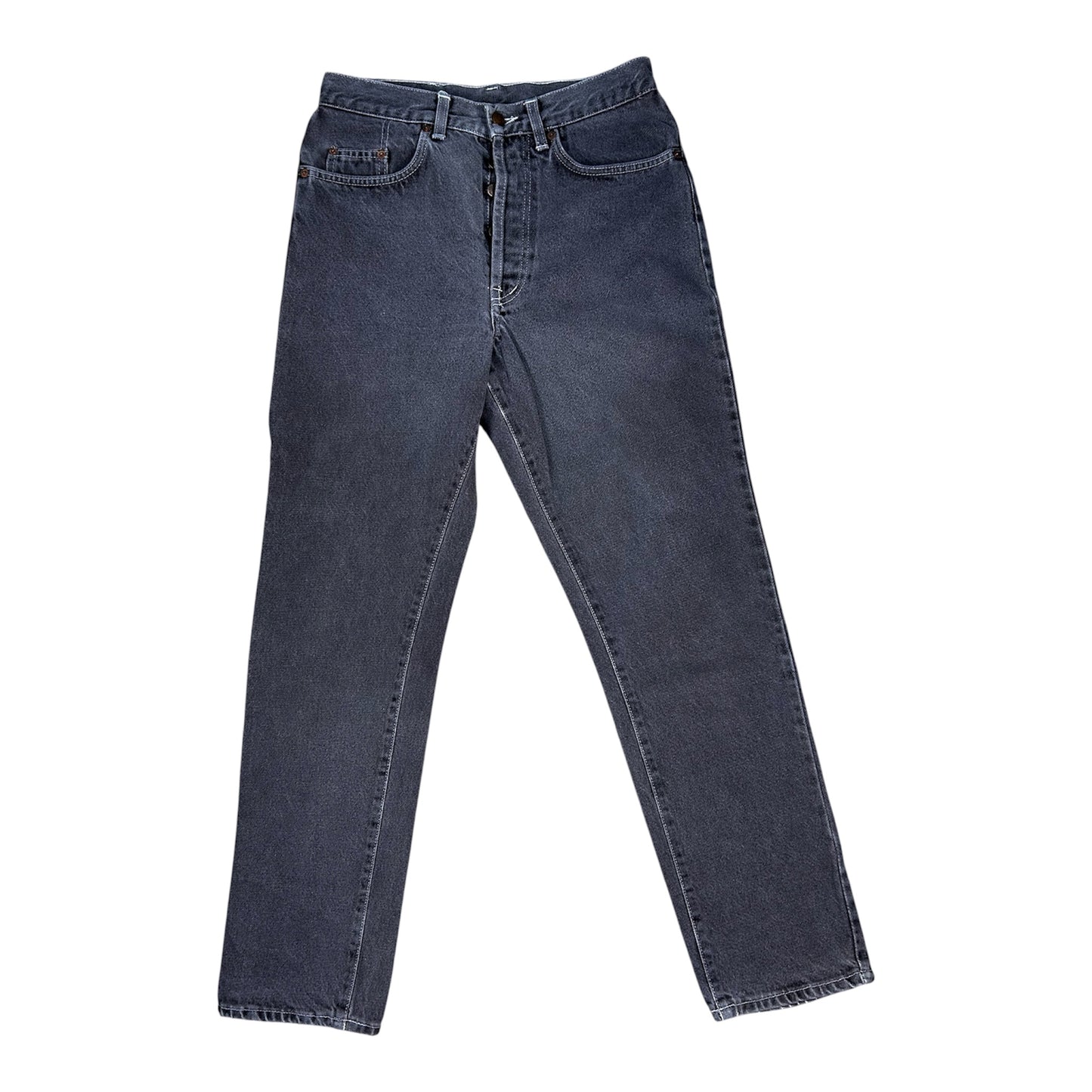 EL CHARRO PITEADO - Jeans recto gris lavado - Talla 33 - Made in Italy