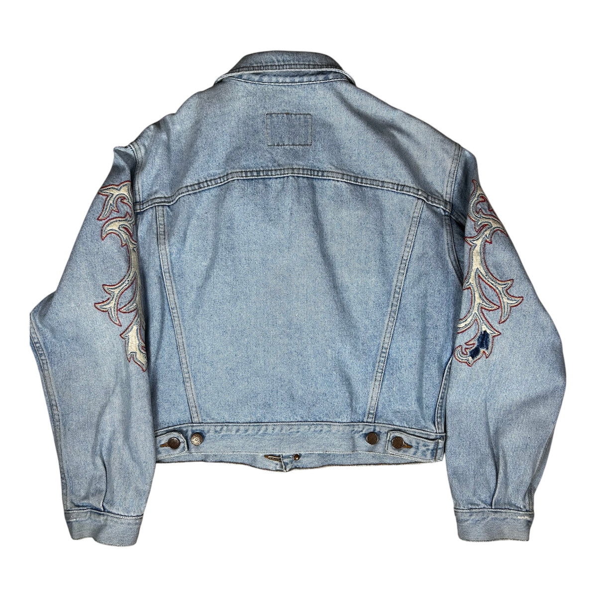 Chaqueta Vaquera Vintage El Charro 'Piteado' - Hecha en Italia - Talla L