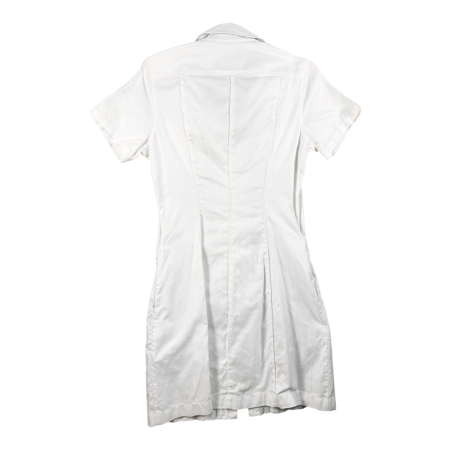 Vestido Camisero Blauer USA Estilo Safari - Blanco - Talla S